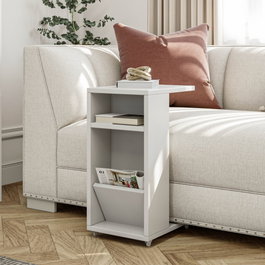 Hanah Home Mesa auxiliar Filinta - Blanco